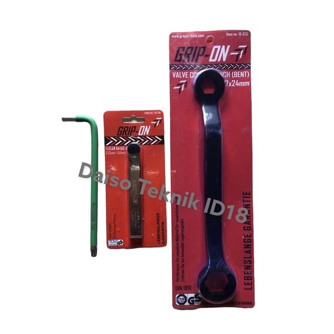 PAKET KUNCI KLEP MOTOR L KLEP TEKIRO FULLER GAUGE GRIP ON KUNCI TUTUP KLEP GRIP ON