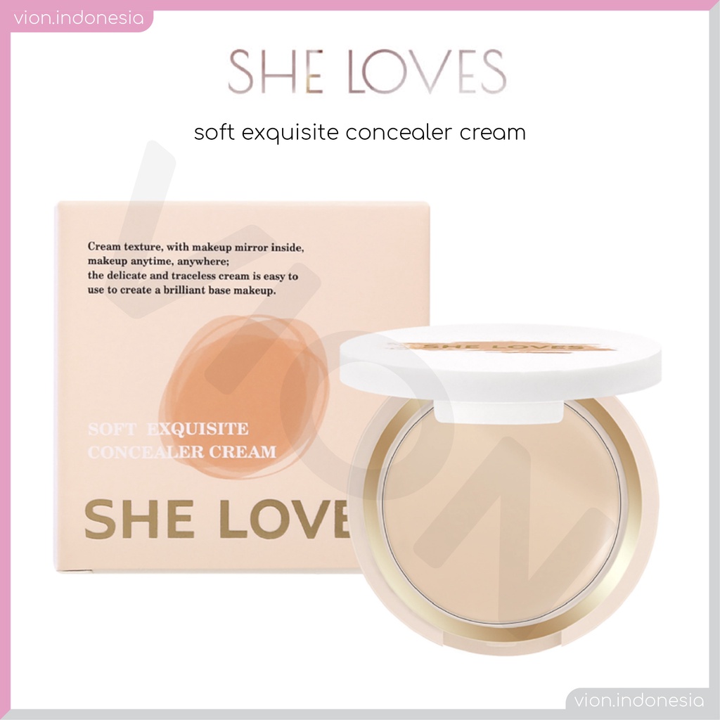 SHE LOVES Concealer Cream Soft Exquisite 4 Colors Original Sheloves SL026