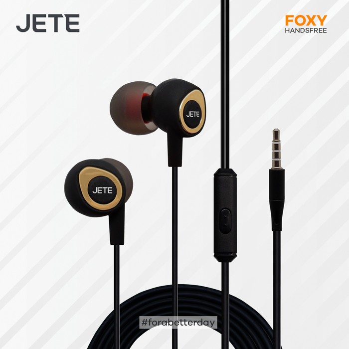 Headset Bass I Earphone I Headphone JETE Foxy - Garansi Resmi 2 Tahun