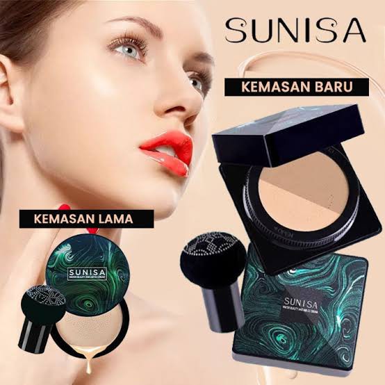 ORIGINAL New Sunisa cushion Waterproff Bedak sunisa Cc Bb Cushion Kemasan Baru