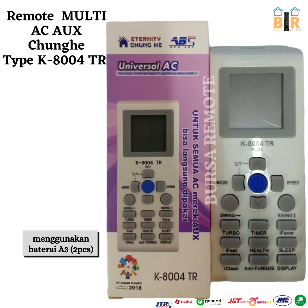 Remot REMOTE MULTI AC AUX Type 8004 Chunghe