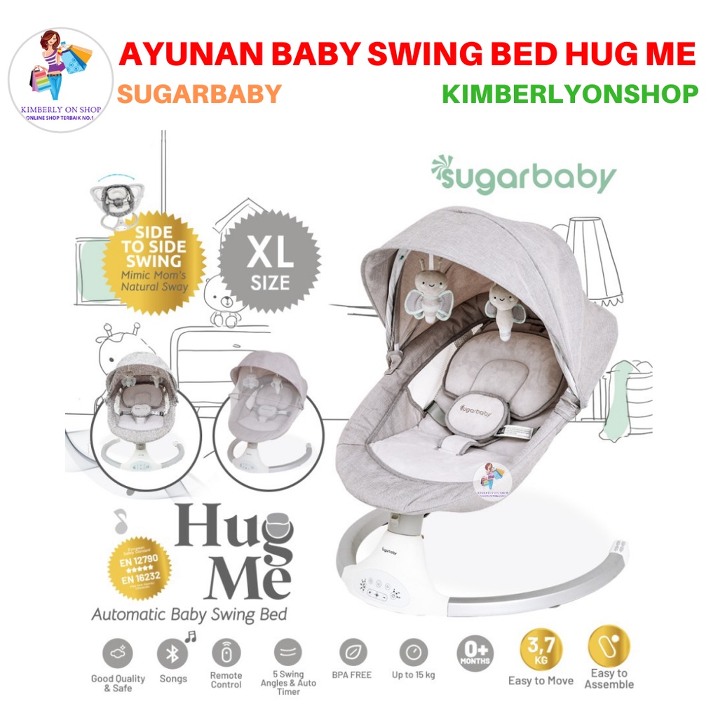 Ayunan Bayi Automatic Baby Swing Bed HUG ME Bouncer Bayi Sugar baby