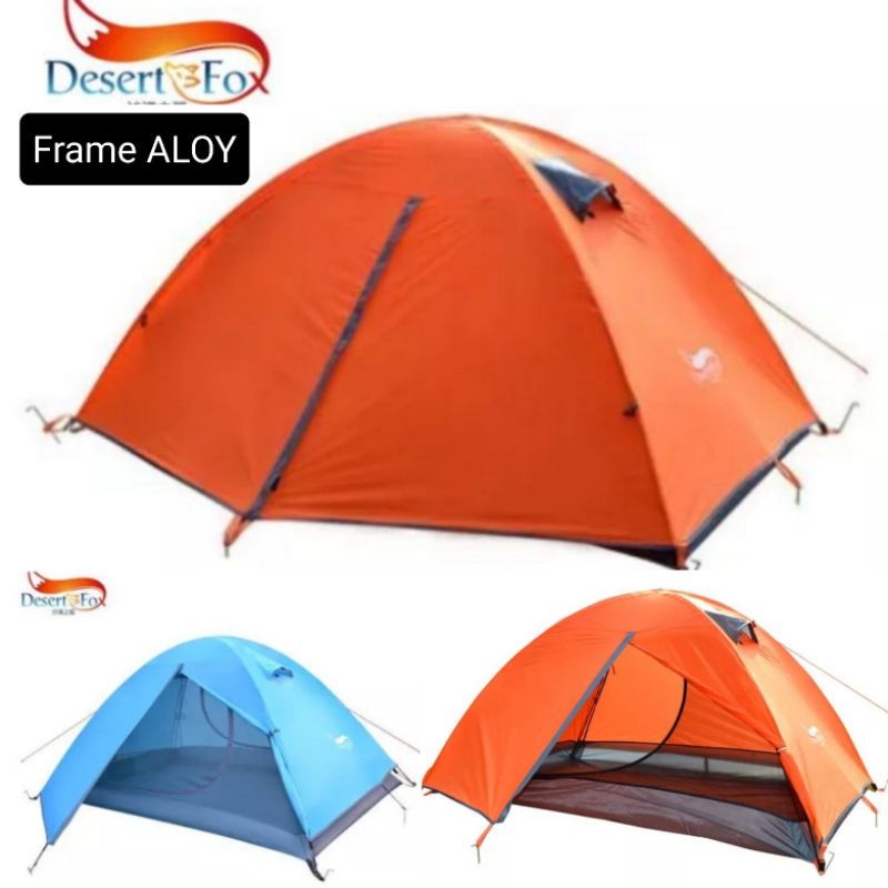 Tenda Ultralight 2 -3 Orang Double Layer Frame Aloy