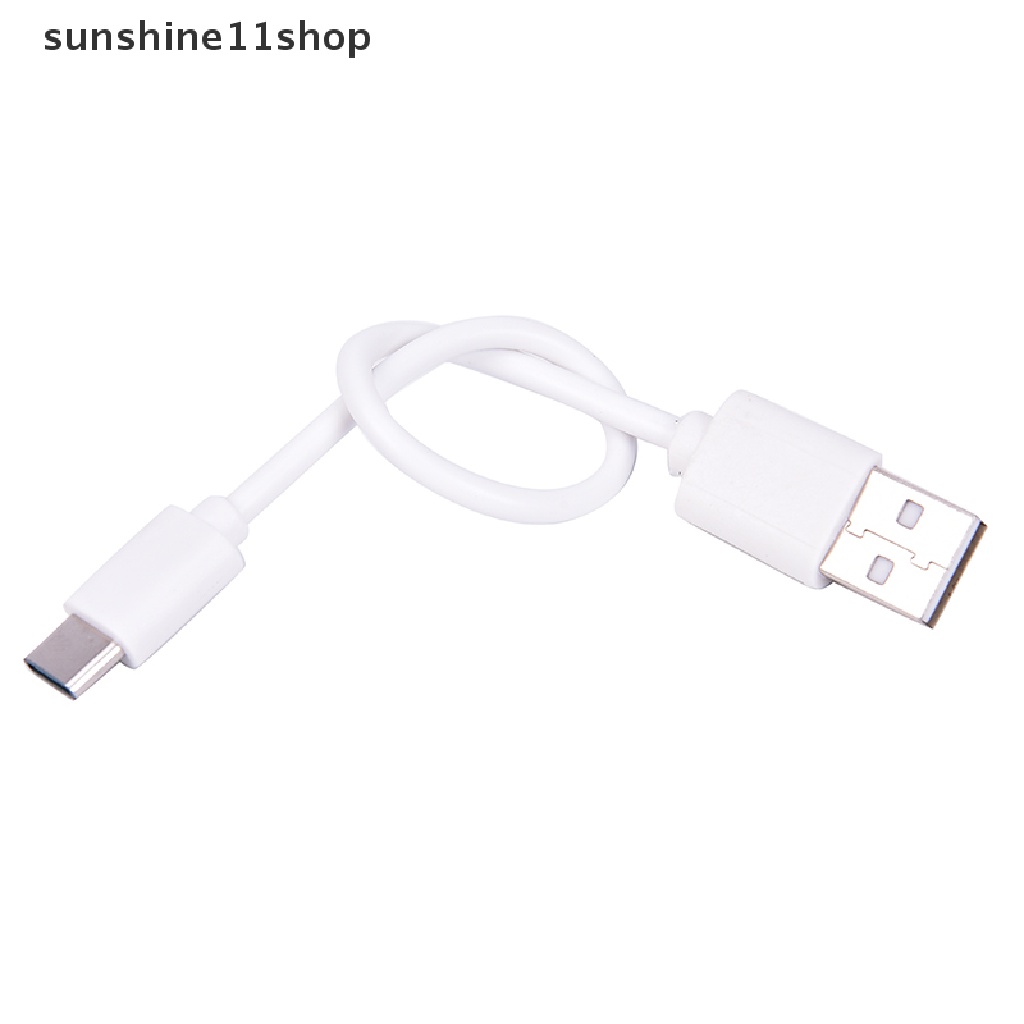 Sho Kabel Charger Lightning Mini Pendek 22cm 8 Pin USB Untuk iPhone 5s 5c 6 6s SE 7 Plus