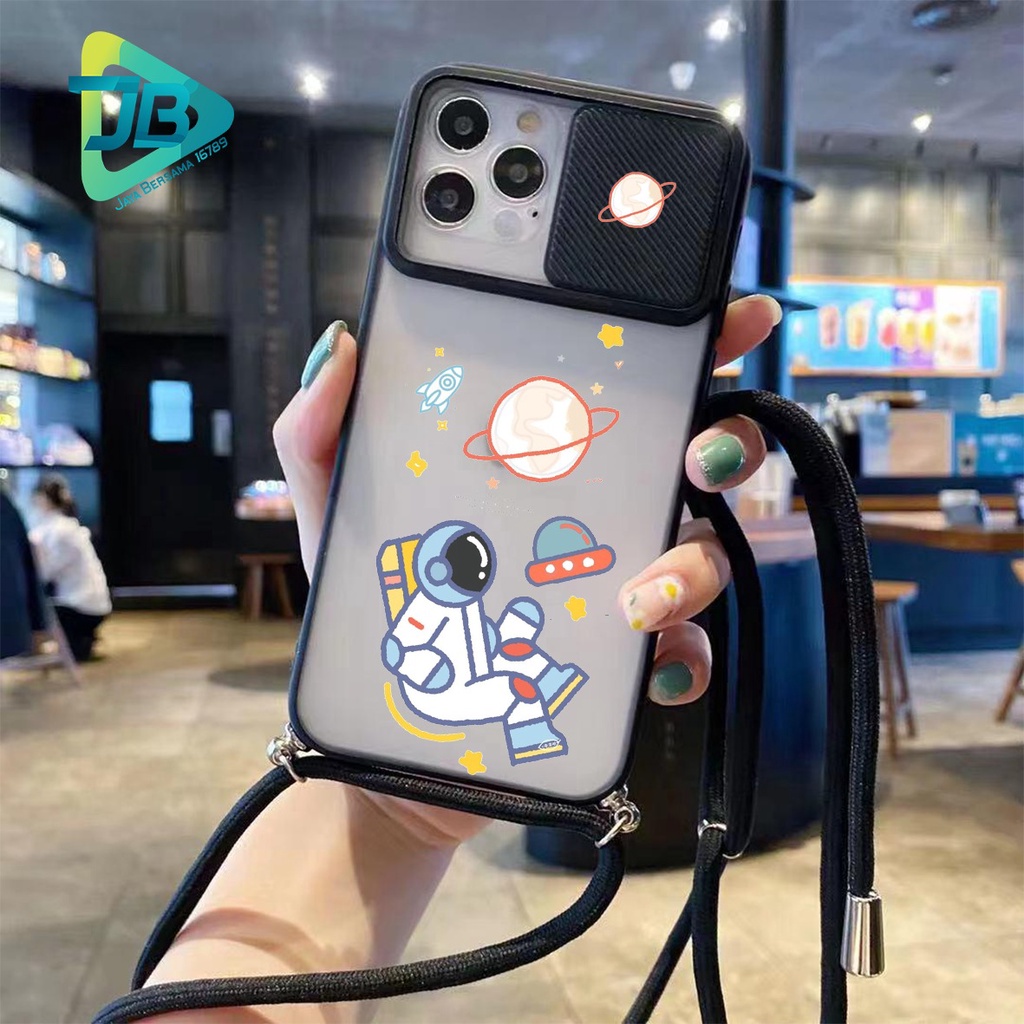SOFTCASE SLINGCASE SLIDE PELINDUNG KAMERA SPACE SAMSUNG OPPO VIVO REALME IPHONE XIAOMI ALL TYPE JB5144
