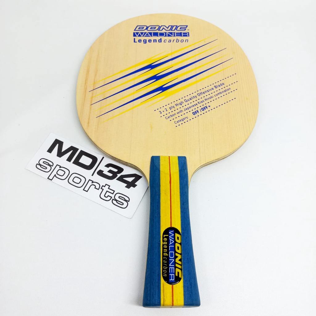 KAYU DONIC WALDNER LEGEND CARBON - Kayu / Blade / Bet Pingpong Murah