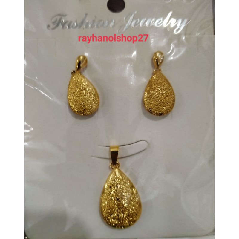 SET ANTING FREE LIONTIN TITANIUM anti karat lapis emas gold