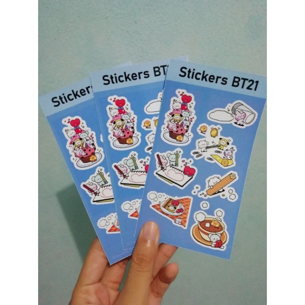 

[ST-S-08] Stickers Sheet BT21 Stickers BT21 Sticker Sheet BT21 Stiker karakter BT21