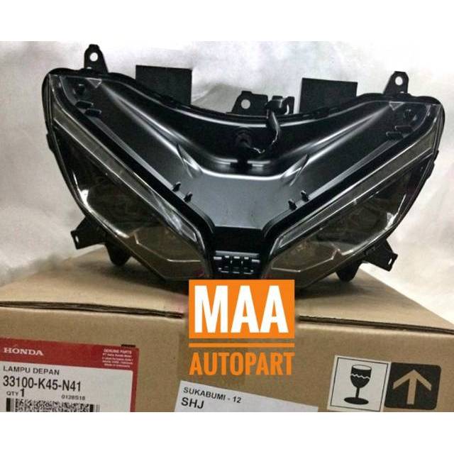 Headlight Set Assy Reflektor Lampu Depan Led New CBR150R CBR 150R 150 R K45N 33100K45N41 Asli