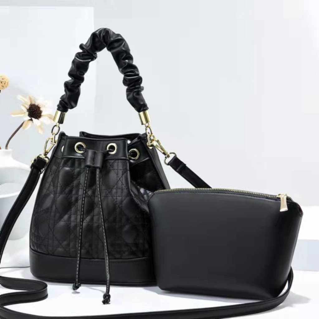 LT 2025 GI 1519 RISCE TAS HAND BAG SERUT 2IN1 IMPORT WANITA CEWEK PEREMPUAN JAKARTA BATAM JT