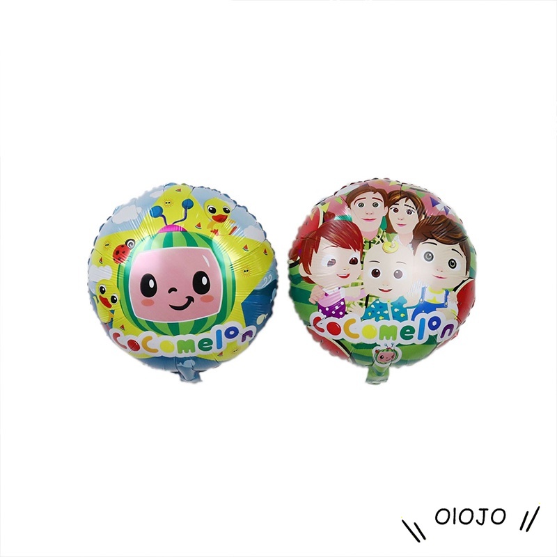 Balon Foil Bentuk Semangka Untuk Dekorasi Pesta Ulang Tahun - ol