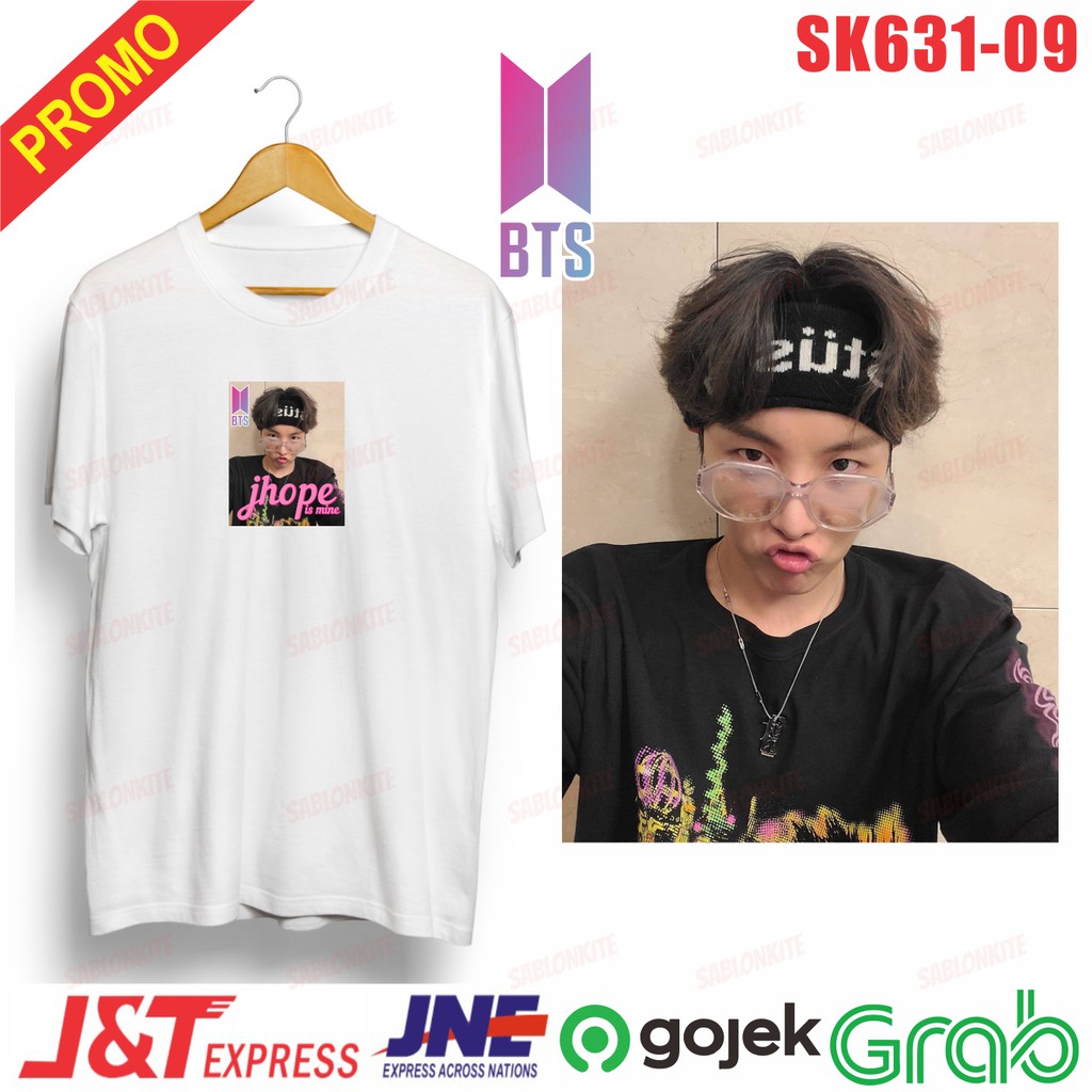 murah!!! kaos jhope KPOP sk631 unisex combed 30s