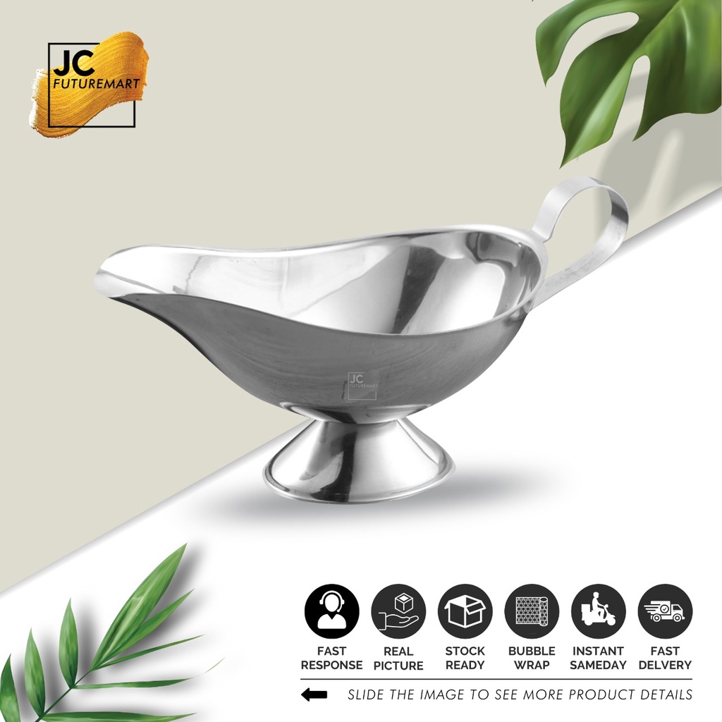 GRAVY SAUCE BOAT 5 OZ | TEMPAT SAUS STEAK STAINLESS STEEL