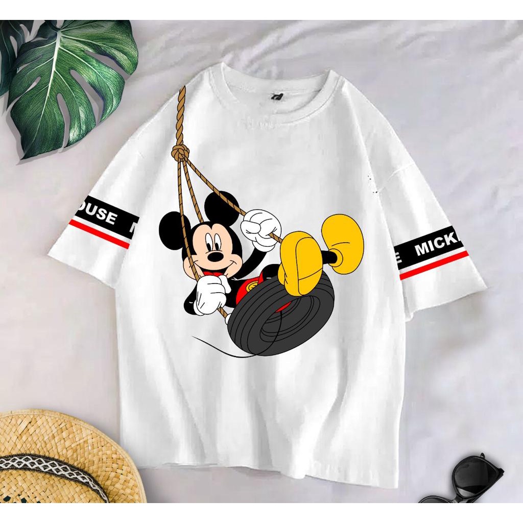 MICKEY AYUNAN MIKI BAN COD KURO BAJU KAOS DISTRO WANITA DEWASA TSHIRT CEWEK REMAJA MIKI MAIN AYUNAN 