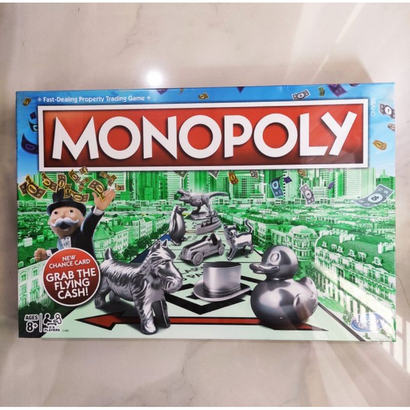 Monopoly International Classic Original Hasbro Board Game 50cm x 50 cm - Permainan Monopoli Internas