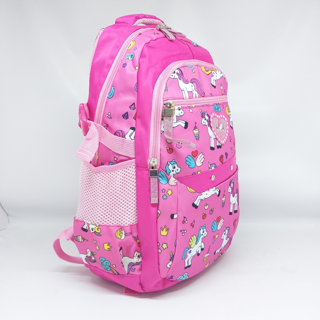 RANSEL LAPTOP SILVER GIRL ALTO ORIGINAL / TAS SEKOLAH CEWEK SD SMP SMA KULIAH / TAS LAPTOP PEREMPUAN GRATIS JAS HUJAN / TAS PUNGGUNG WANITA BARU / TAS DUKUNG ANAK MURAH KUAT SilverGirl / BAGPACK COLORFULL WARNA WARNI UNICORN Kuda pony  / BACKPACK CEWEK