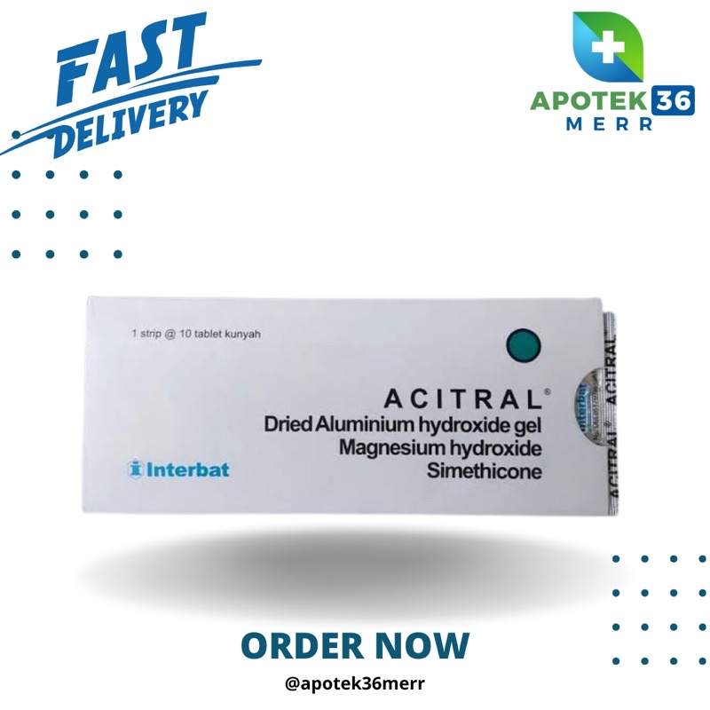 ACITRAL TABLET 1 STRIP ISI 10