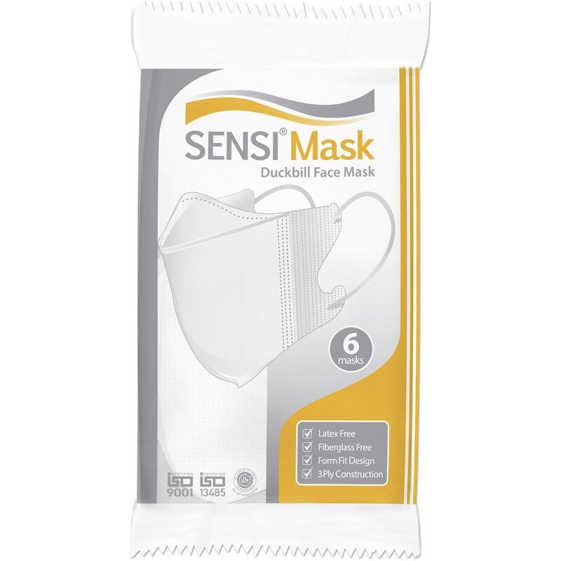 6 PCS MASKER SENSI DUCKBILL 3 PLY | SENSI MASK DUCKBILL FACE MASK | RUMIFY