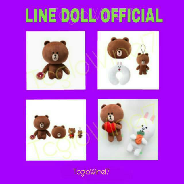[SALE] Line Doll Official Big Doll Brown