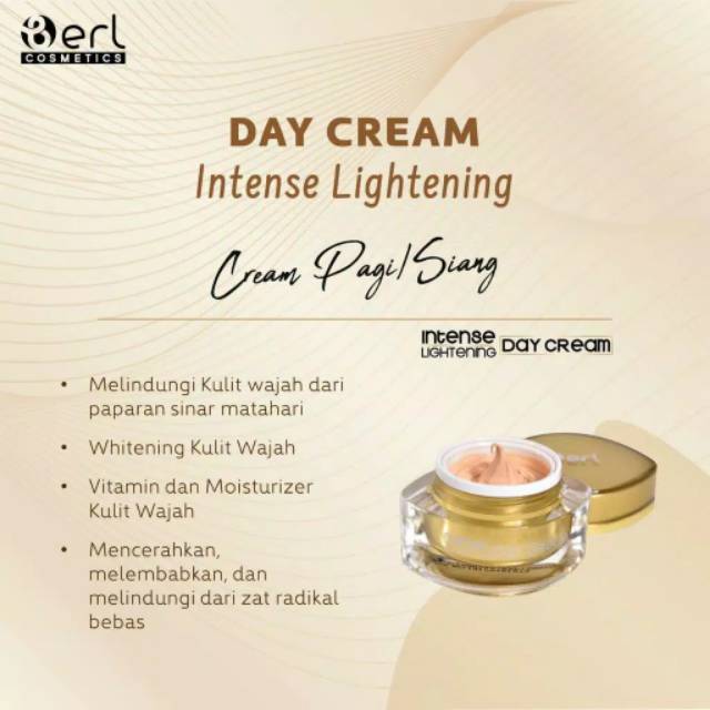 BERL Intense Lightening Day Cream - BERL Day Cream pagi / siang Pencerah Wajah