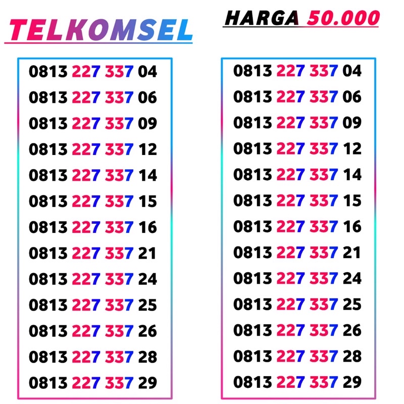 Nomor cantik simpati no cantik simpati nomer cantik simpati