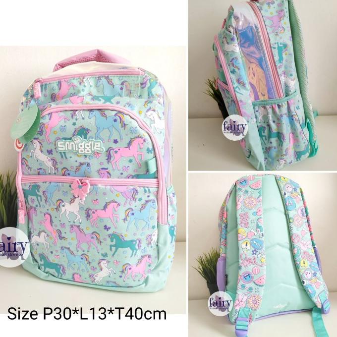 TAS RANSEL SMIGGLE DEJAVU NON ORI TAS UNICORN RANSEL SEKOLAH SD SMP - Unicorn
