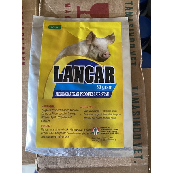 LANCAR BABI suplemen pelancar dan penambah air susu babi