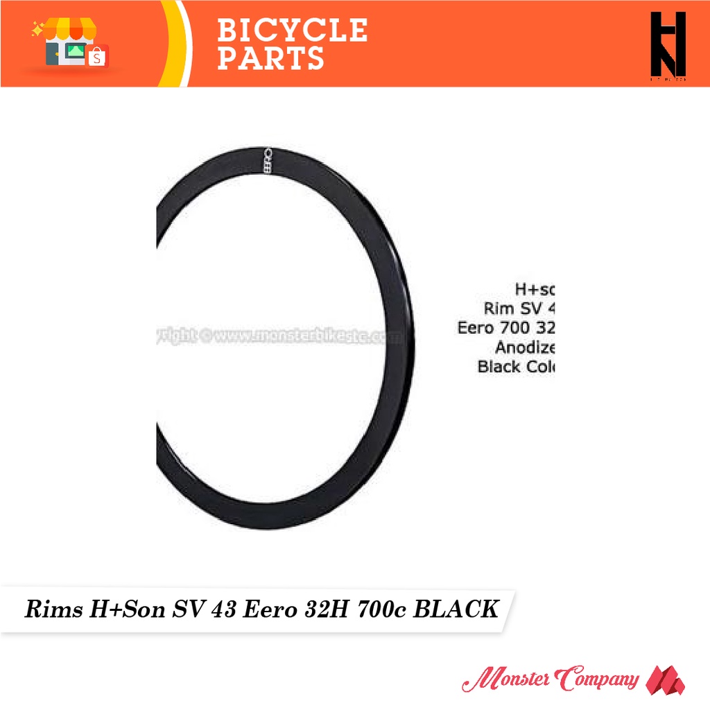 Rims H+Son Eero 32H 700c