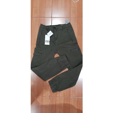 Zara Man - Slim Jogger Cargo Pants