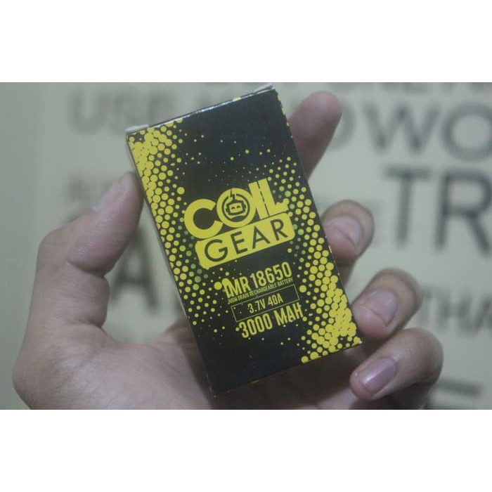 Coil Gear Battery 40A 3000mAh Authentic Baterai coilgear