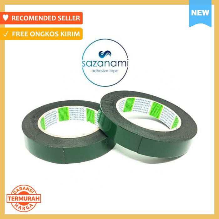 

1 Box Nippon Double Tape Foam 1" Inch X 5M Double Tape Hijau Busa 3M - Selotip & Double Tape