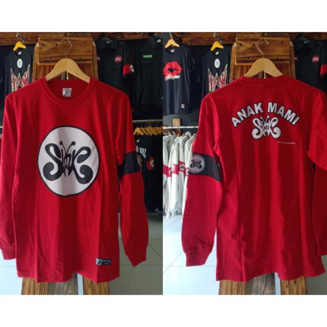 KAOS SLANK MERAH PANJANG - ANAK MAMI - KAOS SLANK 100% ORIGINAL SLANKER