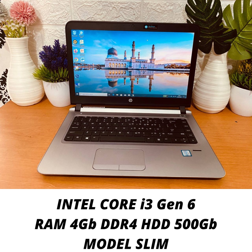 Laptop sekenlaptop bekas HP14 Intel Core i3 Gen 6