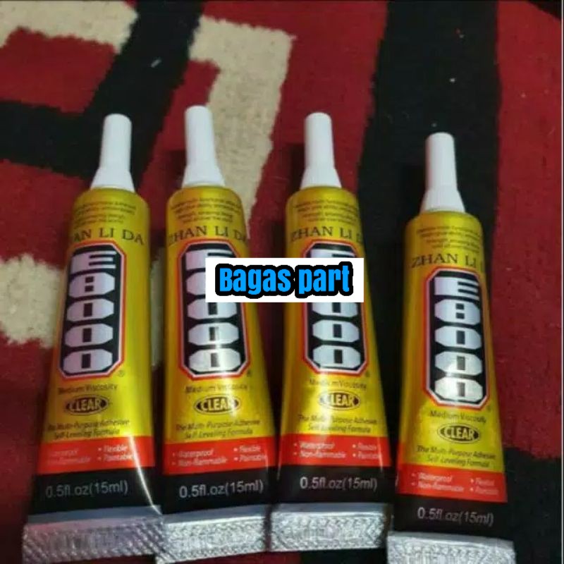 

Lem E8000 15ml lem tauchscreen Lcd bening