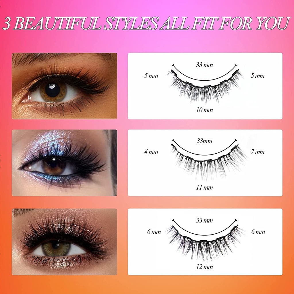 Bulu Mata Magnetic Palsu Set Anti Air - Magnetic Eyelash &amp; Eyeliner Waterproof