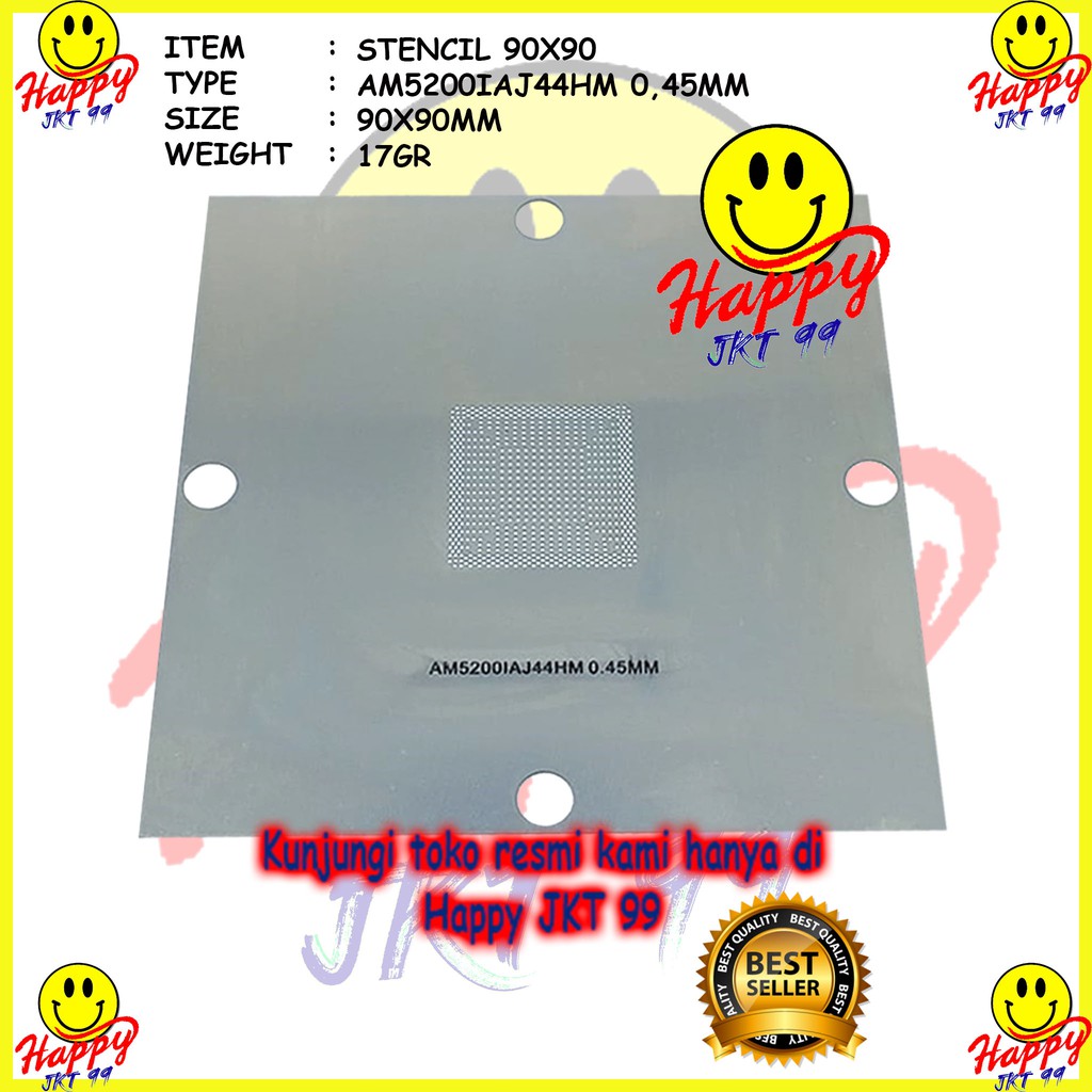 [ HAPPY JKT 99 ] STENCIL 90X90 215-0735003 215-0735033 215-0735003 215-0735075