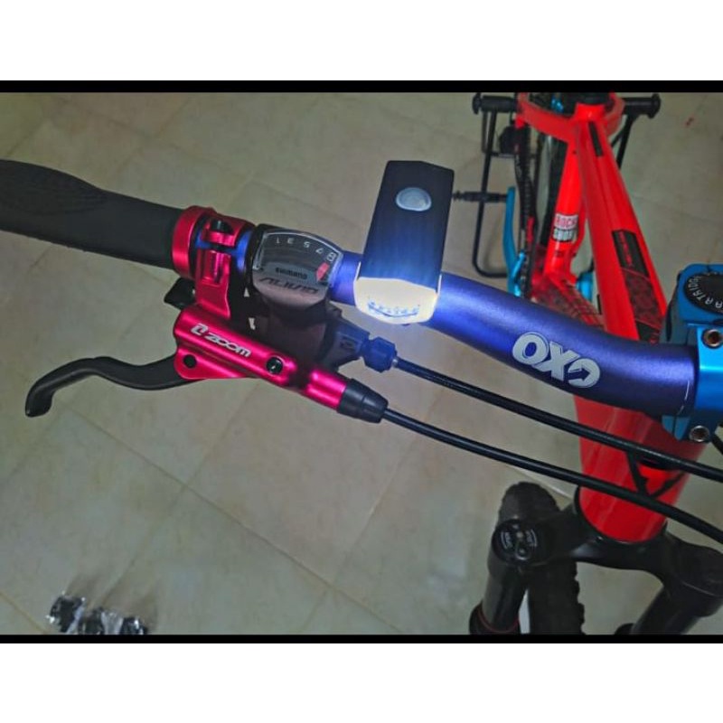 lampu depan sepeda mtb lampu led sepeda depan usb