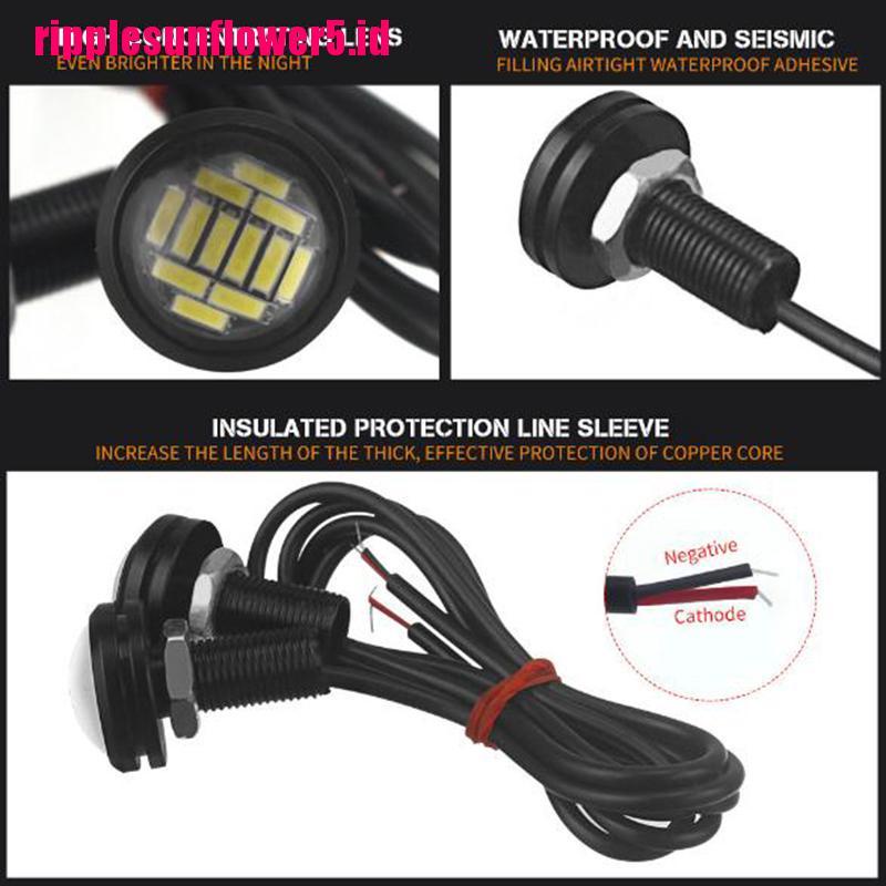 1pcs White DC 12V 5W Eagle Eye LED Daytime Running DRL Backup Light Car Auto Lamp