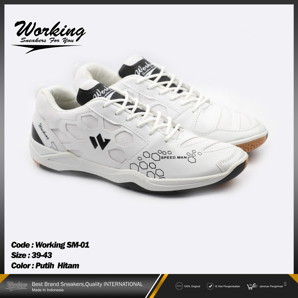 Working Sneakers For You Sepatu Pria Badminton SM-01