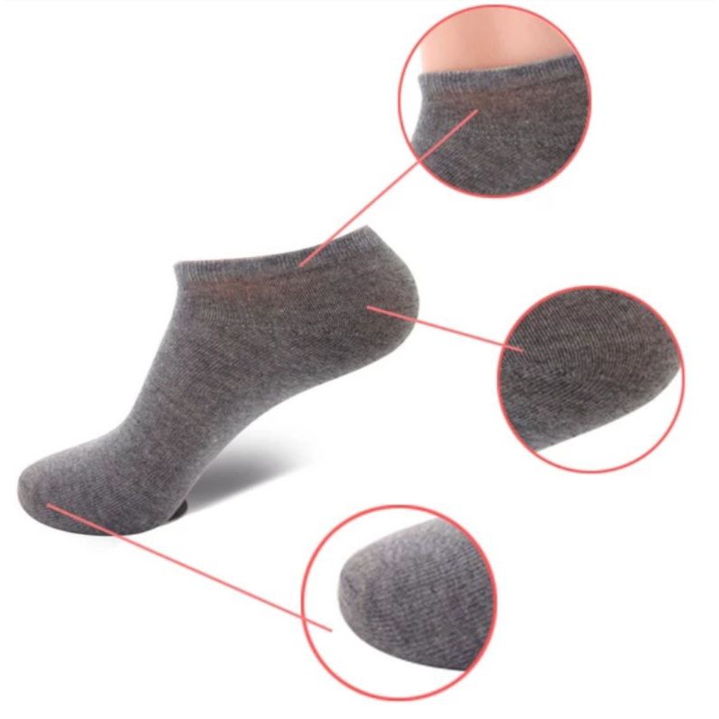 KKI-02 kaos kaki pendek mata kaki buat cowo cewe socks