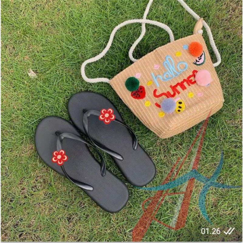 SANDAL JEPIT SANDAL WANITA SANDAL MURAH SANDAL BUNGA POLOS