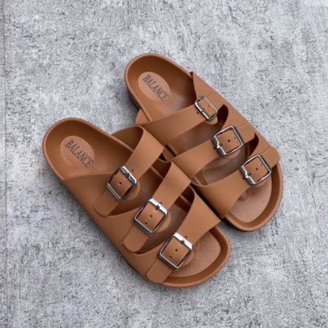 Sandal Birkenz Triple Gesper 8038-S1