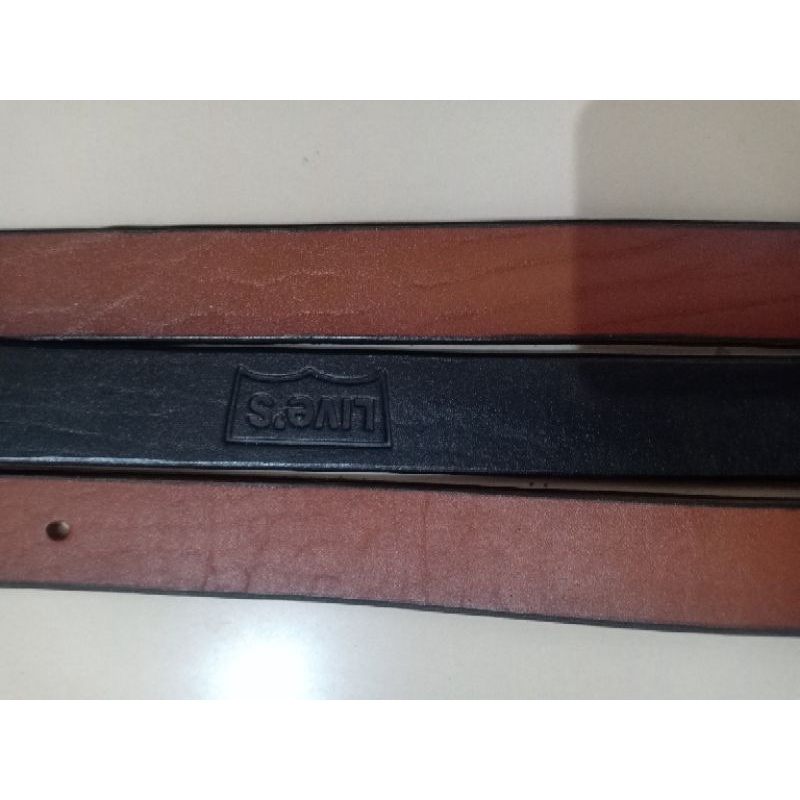 Sabuk Ikat Pinggang Kulit Asli 1 Lapis kuat kokoh dan awet