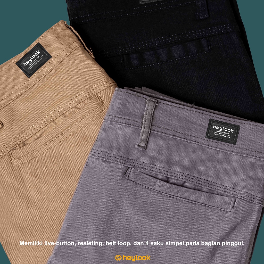 HEYLOOK Project - Celana CHINO Pendek Pria Chino Short Pants Heylook Casual Chino Santai