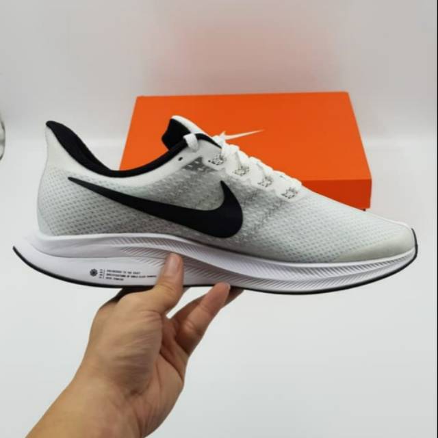 NIKE ZOOM PEGASUS 35 TURBO WHITE BLACK AJ4114-100