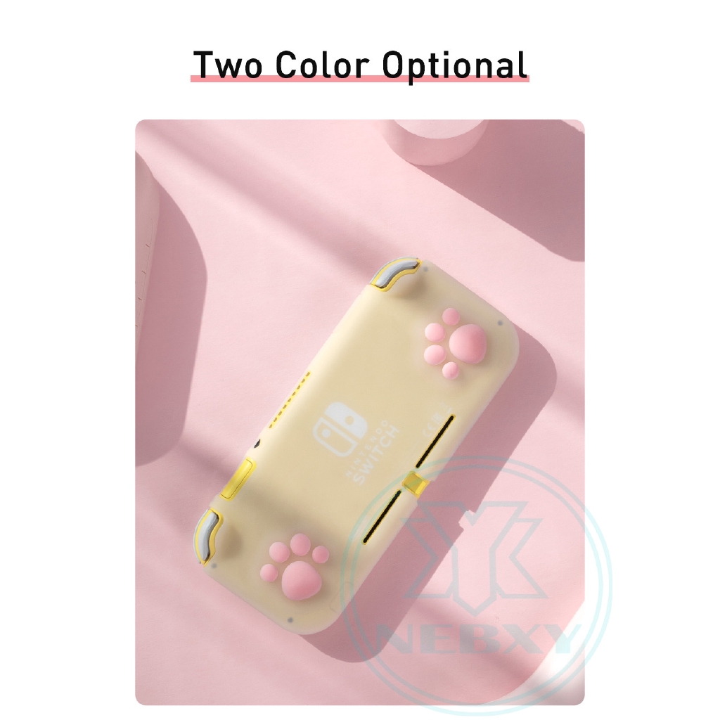 nintendo switch lite cat paw case