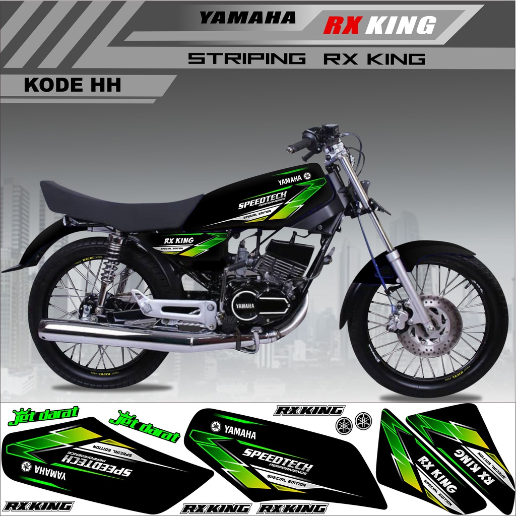 Sticker Rx King Variasi Stiker Striping Rx King Kode HH