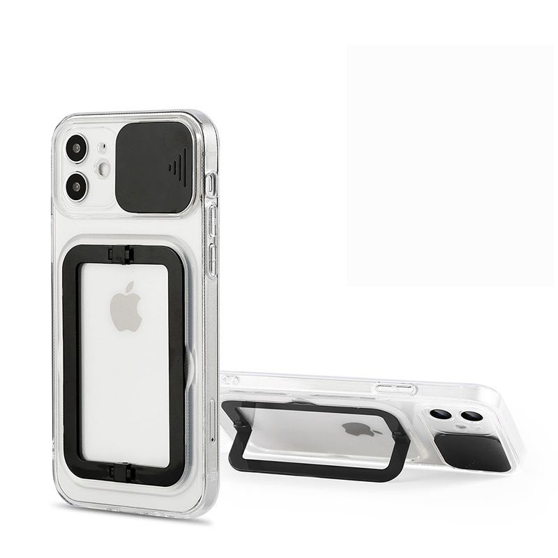 Case Iphone 13 ProMax / 12 ProMax / 11 ProMax / Case transparan Iphone Xr dengan pelindung kamera