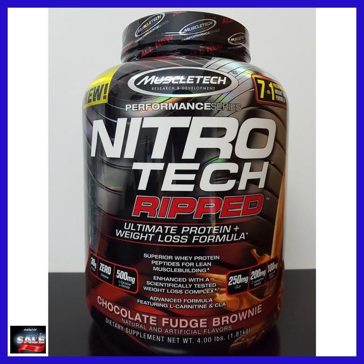 NESFIT- NITROTECH RIPPED MUSCLETECH 4 LBS ( NITRO TECH RIPPED 4LBS ) -ASLIIII.