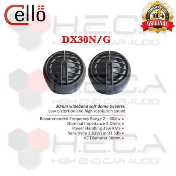 CELLO DX30NG Tweeter Soft Dome Speaker DX30 NG Audio Mobil Dashboard
